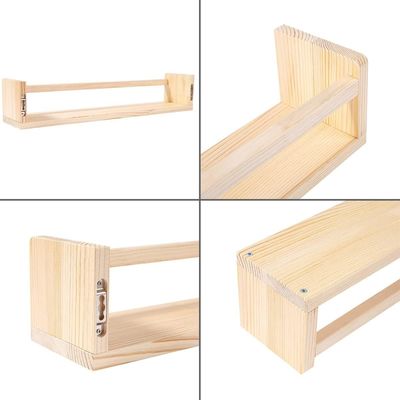 Besonderfarbige Holzhalter aus Massivholz Regalen Holzregal für Bücherdekorationen