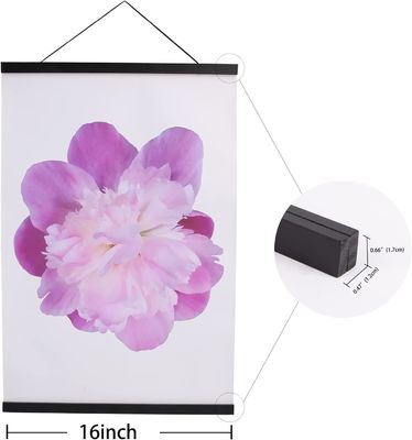 Anpassungslogo akzeptabel Holz A4 6X24 16X22 16X20 Hanger Posterrahmen 16 Zoll breit