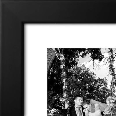 Holz eigene Logo Größe 12X16 8X12 Bildrahmen mit Matte und Schlagfestglas