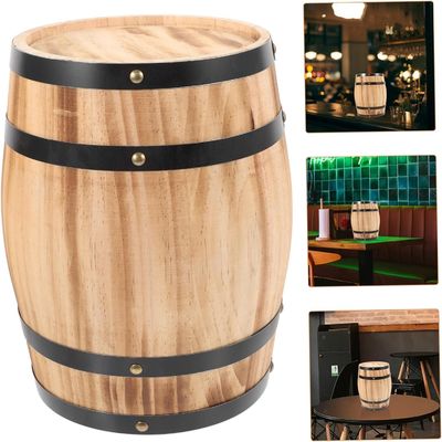 Holz Whisky-Weinfass Naturholz-Fass-Box für Honig-Tofu
