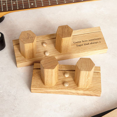 Holz Wandmontage Gitarren-Display-Stand für Ihre Performance Raum personalisiert