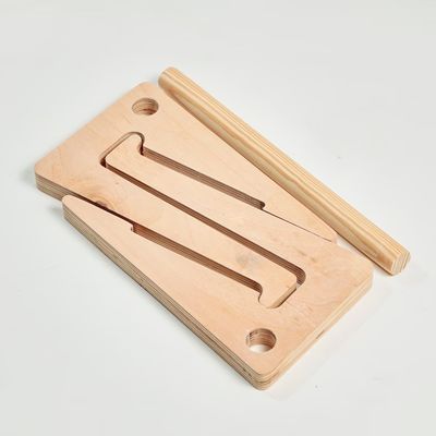 Akzeptabel OEM/ODM Holz Laptop-Stand für Mac Book Ergonomischer Arbeitsplatz Schreibtisch-Zubehör