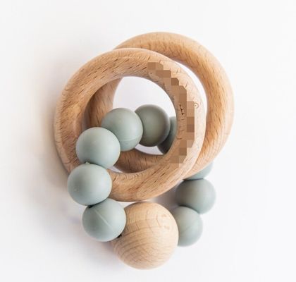 Holzkette mit Holzkugeln Ideal Kinderspielzeug