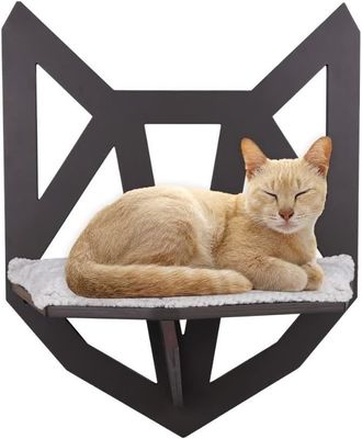 Funktion Speichern Sie Platz Wand montiert Katzenregal mit Regalen Stützpfeiler und hängendes Bett