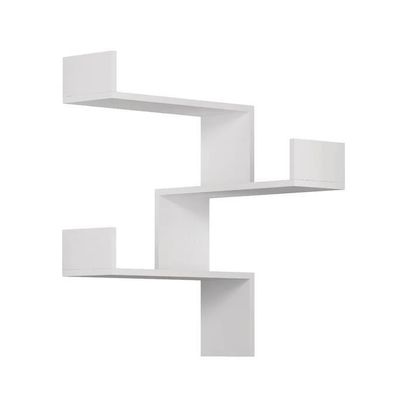 Verstellbares Holzregal für das eigene Logo Größe Dekorative moderne Wohnmöbel