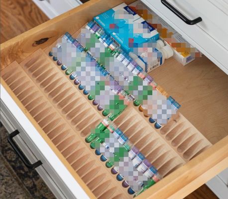 Aufbewahrungshalter Regalen Massivbirkenholz Schubladen Installation für platzsparende Lösungen