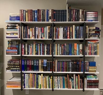 Holz Industrie Wandmontage Eisen Rohr Regal für DIY Offene Bürozimmer Küchenbuchregal