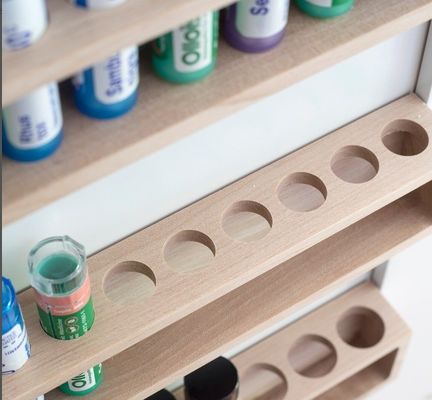 Customized Logo Design Wandmontierte Massive Birke Schrank mit Multifunktionsdesign