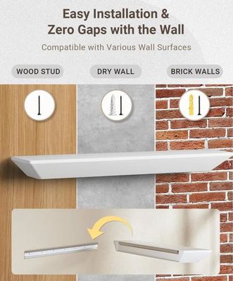 Y Postverpackung Modernes eigenes Logo Set von 2 Wandmontierte schwimmende Regale für Wanddekoration