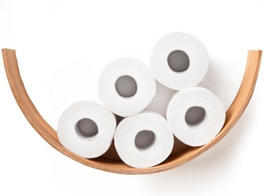 Holzregal für Toilettenpapier Die perfekte Kombination aus Form und Funktion