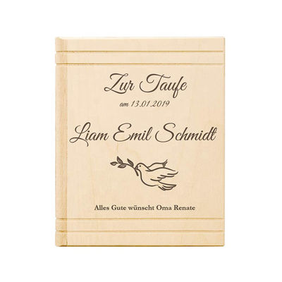 Sparen Sie Geld und die Umwelt mit unserer Bambus-Holz-Kasseneinsparung-Herausforderungskiste