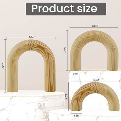 Europa Regional Feature Holz Knoten Kettenverbindung Dekor für Home Office Wohnzimmer Dekorationen