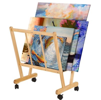 202406 Holzgroßer Druckregal mit Walzflächen kundenspezifisches Logo Badezimmer Anzeige und Lagerung