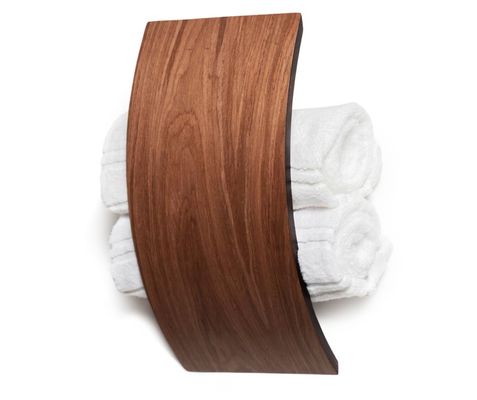 Funktionales Design Holztücherregal mit individuellem Logo und Multifunktionsdesign