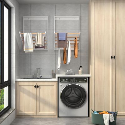 Multifunktionales klappbares Trocknerei aus Holz, Wandträger, Trocknerei