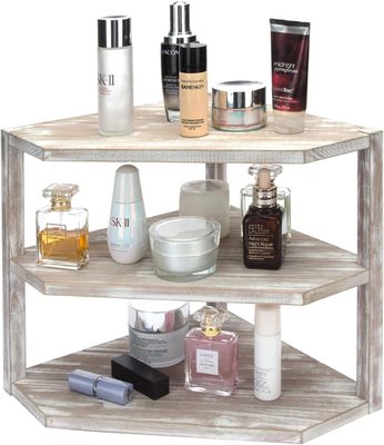 Holzküchen-Eckregal 3-Schicht-Aufbewahrungsorganisierer für Kochmittel