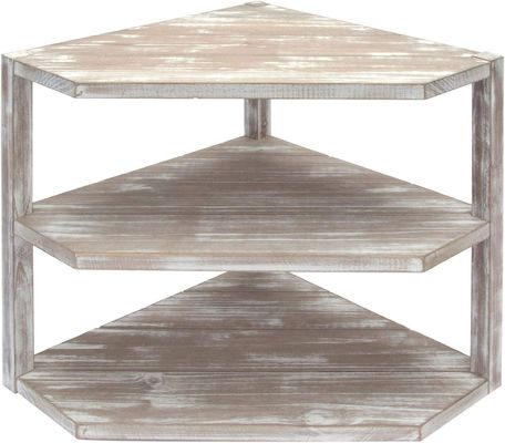 Holzküchen-Eckregal 3-Schicht-Aufbewahrungsorganisierer für Kochmittel