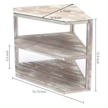 Holzküchen-Eckregal 3-Schicht-Aufbewahrungsorganisierer für Kochmittel