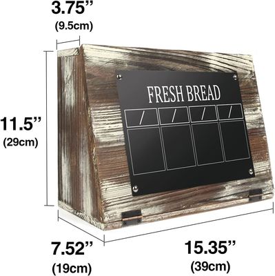 Handgefertigter Tischorganisierer für Brot Holz einfache Farbe oder als Ihre Farbe Haushaltsgegenstände