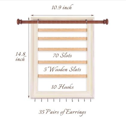 Nicht faltbarer Halter für Ohrringe und Halter für Armbänder