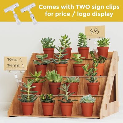 Moderne Holz-Schreibtischkerzen-Seifenhalter für Glasbecher Cupcakes und Süßigkeiten