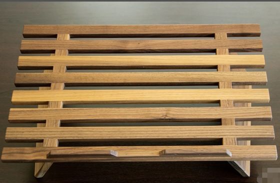 Holz Walnuss Laptop Stand Customized Logo Holz handgefertigt Laptop Riser und Halter