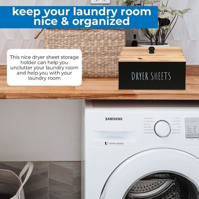 Geschenk Handwerk Schwarze Holzbox Behälter Rechteck Moderne Platz sparen Blätter Dispenser