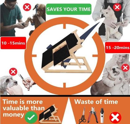 Holz Hunde Nagel Kratzbrett Knochen Stil Nagel Filing Brett für Hunde OEM-Leckerei enthalten