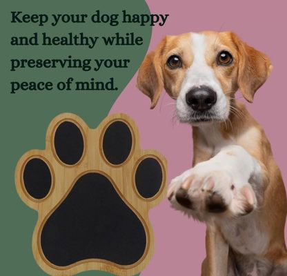 Hunde Nagel Kratzbrett Kratzpad für Hunde auf Wunsch Dekorativ Bambus Pfotendruck