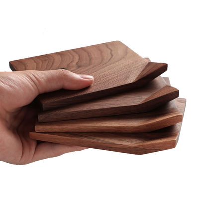 10X0.9cm Custom Sublimation Coasters für Getränke Runde Bambus Holz Coaster Matten Pads