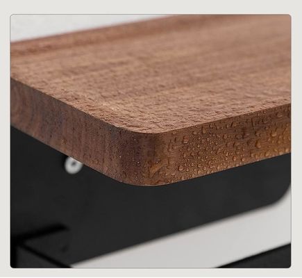 Holzlagerhalter Racks Wandmontiert für kleine Gegenstände im Bad Küche Schlafzimmer