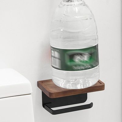 Holzlagerhalter Racks Wandmontiert für kleine Gegenstände im Bad Küche Schlafzimmer