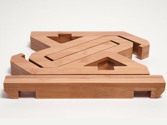 Verstellbarer Bambus-Laptop-Stand für Notebook und Laptop-Tray in bequemer Form