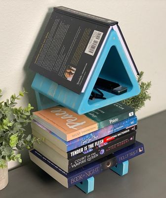 Bequeme Aufbewahrungshalter Regale Seidenschirm-Druck Bücherregal Seitenhalter für Bücher