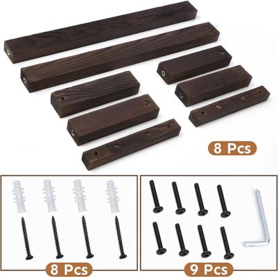 Holztücherregal für das Bad