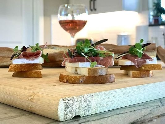 Vielseitiges BSCI LFGB 8 Bambus-Ausziehbrett in verschiedenen Größen für verschiedene Zwecke