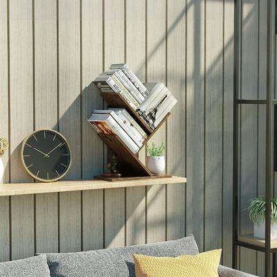 Regalinstallationsart Stehendes Regal für Bücher Zeitschriften CDs Holzlagerregale