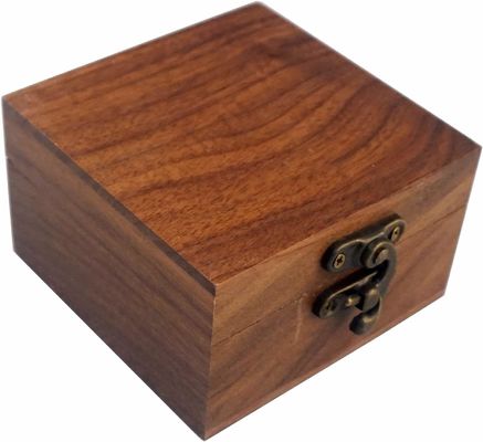 Hochglänzendes Rechteck Walnussholz Handwerk Schmuck Uhr Holz Geschenkbox mit Custom Logo