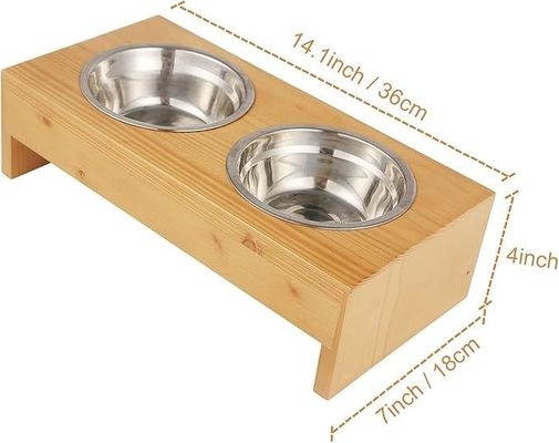 Funktionale Hochstand Katzenfutter und Wasser Schüsseln Diner Pet Feeder für beschäftigte Tierbesitzer