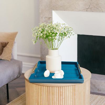 Injektions-Holz-Teller in einfacher Farbe oder maßgeschneiderter großer osmanischer Teller mit 4 Unterwänden