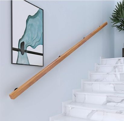 Holzgriffen für den Innenbereich Moderne Design-Stil Schiebefeste Treppe Wandmontierte Grabbar