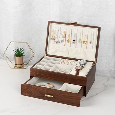 Rechteckig, Maßgeschneiderte Bestellung Massivholz Armband Uhren Anzeige Handgefertigter Schmuck