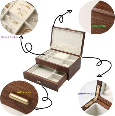 Rechteckig, Maßgeschneiderte Bestellung Massivholz Armband Uhren Anzeige Handgefertigter Schmuck