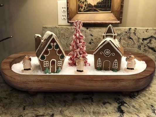 Anpassungslogo Akzeptable runde Schüssel für Bauernhaus rustikal braune dekorative Schüsseln