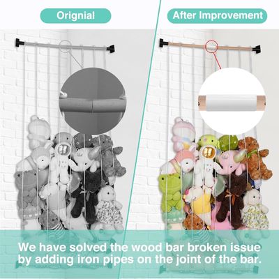 Stuffed Animal Zoo Holz-Lagerregal Einfaches Design Maßgeschneiderte Größe Umweltschonendes Holz