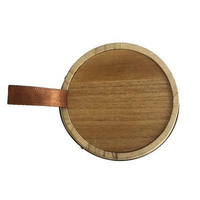 Holzfass für Kaffeebohnen Tee Naturfarbe verschiedene Größen Paulownia Eiche