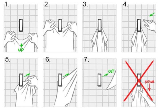 Holztücherhalter Klassifizierung Nicht faltbares Regal Walnussholzhaken auf Wunsch