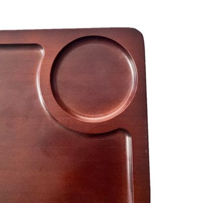 Rechteckige Holzcouch Arm Tischschachtel für die Aufbewahrung zu Hause und individuelles Logo akzeptabel