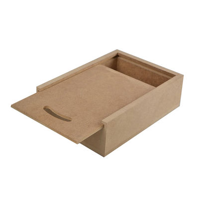 Einfache Luxus-Box Naturholz Acryl Geschenk Holz offenes Geschenk Kiste Lagerkiste mit Deckel