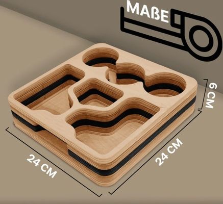 Multifunktionales Servierfach für Snacks und Getränke Platzsparende Couchbar Snackbox